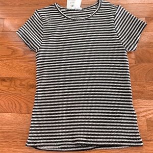 BRAND NEW forever 21 striped fitted top